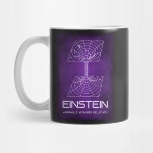 Einstein Wormhole Blackhole Theory of Relativity Poster Mug